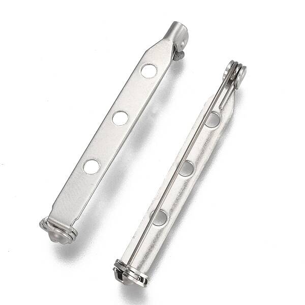 Tarnish Resistant 304 Stainless Steel Brooch Findings Sets