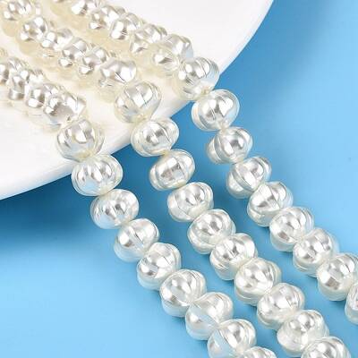 Transparent Spray Painted Glass Beads Strands