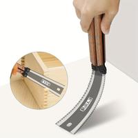 Wooden Handle Folding Saw, SK5 Steel Pocket Garden Saw, Flat Cut Trimming Saw, Suitable for Woodworking, Tool, Heavy Duty