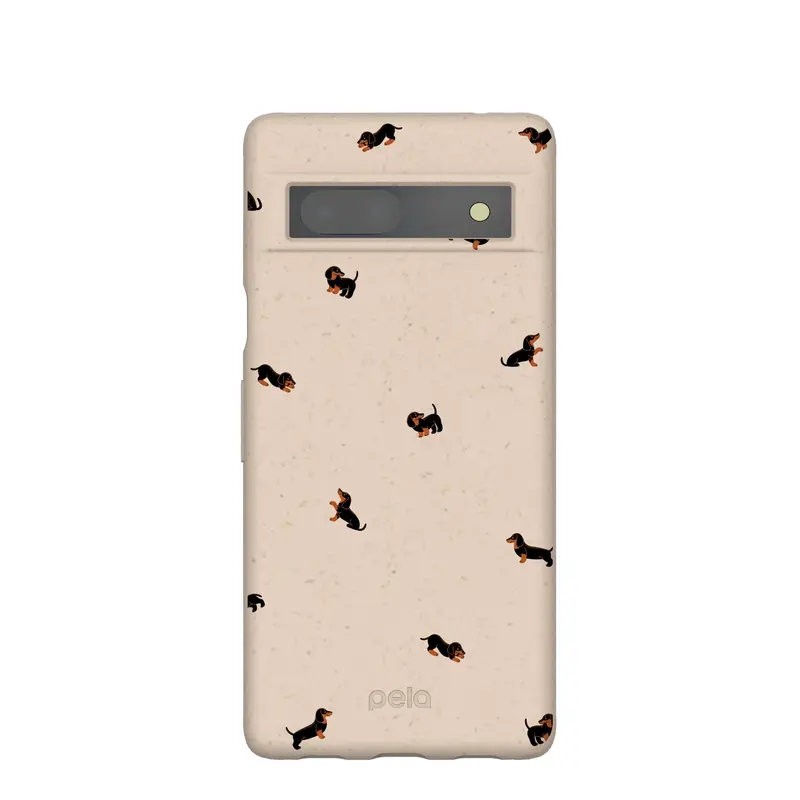 Seashell Lil Dachshunds Google Pixel 7a Case