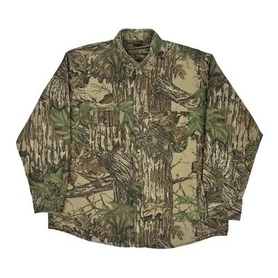 Spartan Camo Flannel Shirt - 2XL Camo Cotton