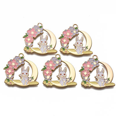 Alloy Enamel Pendants