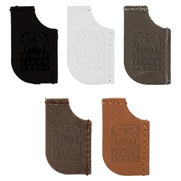 50 Promotional Dogear Leather Corner Bookmark - USA Made