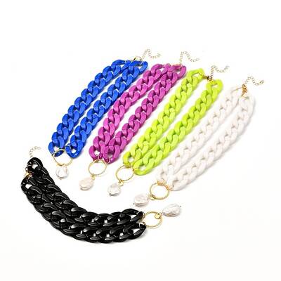 Ring with Natural Pearl Pendant Necklace for Teen Girl Women