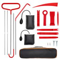 Waterproof stainless steel automotive repair tool set, Emergency Car Fastener Remover Air-Wedge Pump with Storage Bag, Profes...