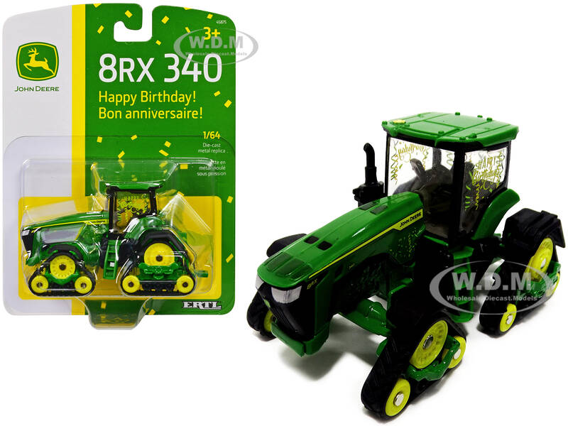 John Deere 8RX 340 Track Tractor Green \