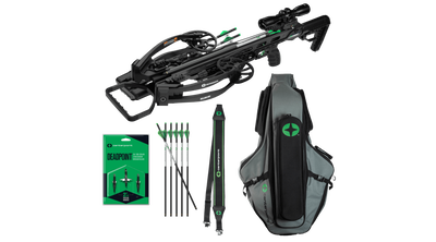 Hellion™ 400 HRK (Hunt Ready Kit) Compound Crossbow [The CenterPoint Hellion 400 HRK (Hunt Read Kit) is a one-of-a-kind, al...