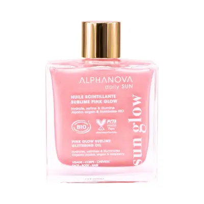 Alphanova Daily Sun Sublime Shimmer Oil Pink Glow 50ml