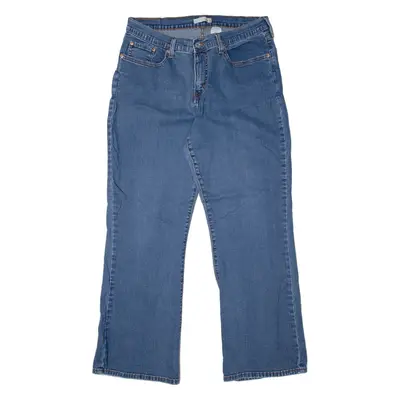 LEVI'S 512 Slimming Jeans Blue Denim Regular Straight Womens W32 L31