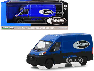 2018 RAM ProMaster 2500 Cargo Van High Roof Blue and Black \