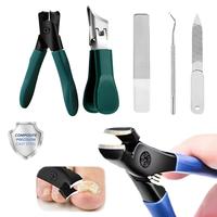 Gifts for men and the elderly, five-piece eagle beak angled nail clippers set, high-end thick nail stainless steel manicure s...