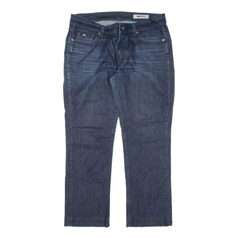 GAS Jeans Blue Denim Regular Straight Womens W32 L27