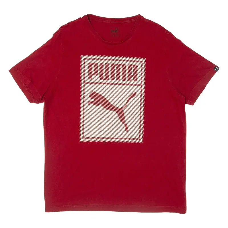 PUMA Mens T-Shirt Red XL
