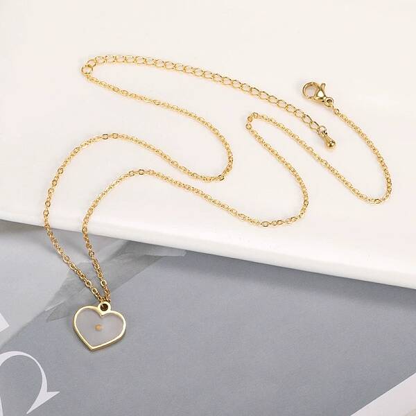 304 Stainless Steel Mustard Seed Faith Pendant Necklaces