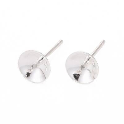 925 Sterling Silver Stud Earring Findings