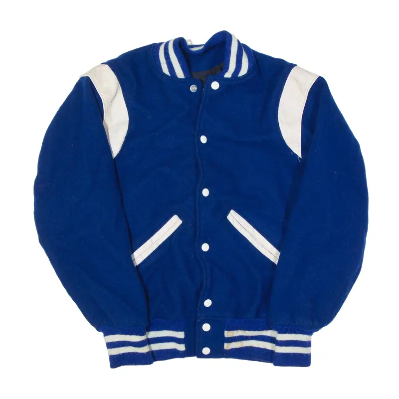 KESSLERS Pirates Varsity Jacket Blue Wool Mens XS