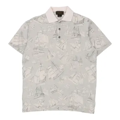Leonard Leonard Polo Shirt - Large Blue Cotton