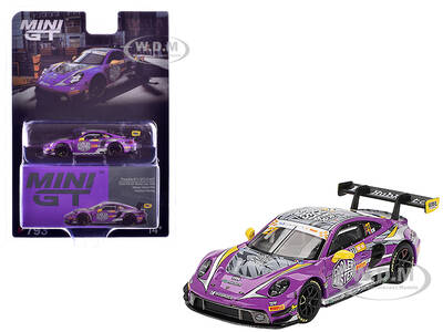 Porsche 911 GT3 R #27 Kevin Estre HubAuto Racing FIA GT World Cup 70th Macau Grand Prix (2023) Limited Edition 1/64 Diecast M...