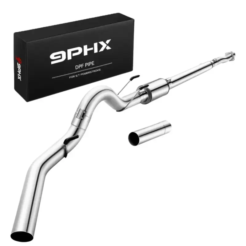 2011-2025 Powerstroke 6.7 DPF Delete Race Pipe 4/5 Inch for Ford F250,F350,F450