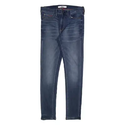 TOMMY HILFIGER Womens Jeans Blue Slim Skinny Stone Wash W30 L32