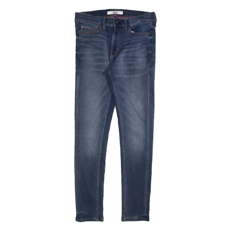 TOMMY HILFIGER Womens Jeans Blue Slim Skinny Stone Wash W30 L32