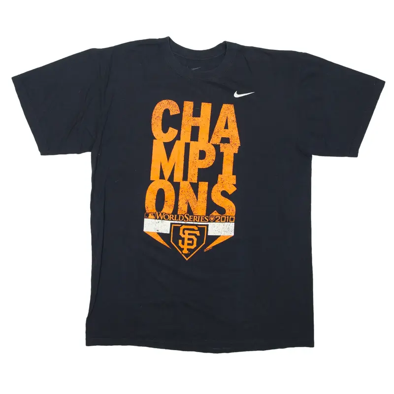 NIKE Loose Fit San Francisco Giants USA T-Shirt Black Short Sleeve Mens M