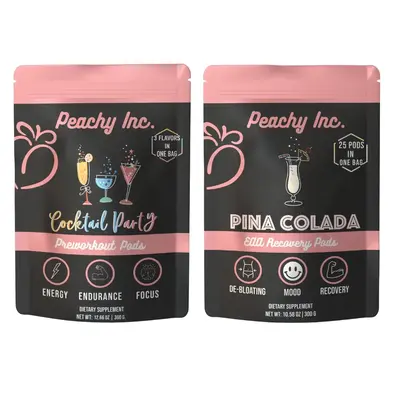 Wellness Bundle - The Cocktail Party Pre-Workout & Piña Colada EAA Recovery vitamins women supplements