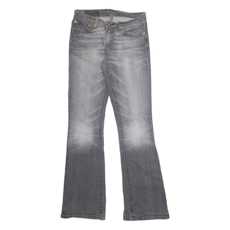 LEVI'S Womens Jeans Grey Regular Bootcut Stone Wash W28 L32
