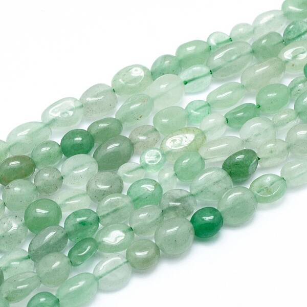 Natural Green Aventurine Beads Strands