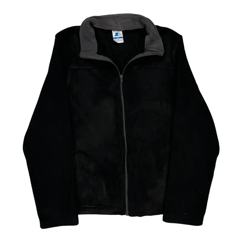 Age 16-18 Starter Fleece - 2XL Black Polyester | Size: xx-large