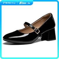 Trary Mary Jane Shoes Women, Chunky Mary Janes Heels for Women Shoes Dressy Casual, Dress Shoes for Women Block Heels Closed ...