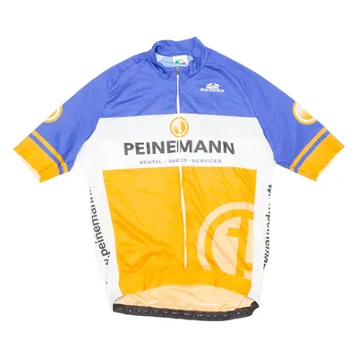 Cycling Mens Jersey Orange Full Zip XL