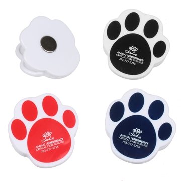 250 Custom Paw Print Clip - Magnetic