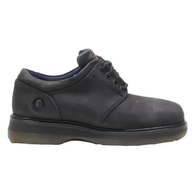 CAMEL Derby Shoes Black Leather Mens UK 7