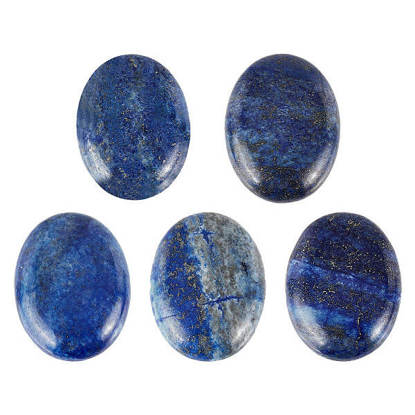 Natural Lapis Lazuli Flat Back Cabochons