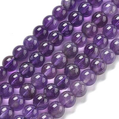 Natural Amethyst Beads Strand