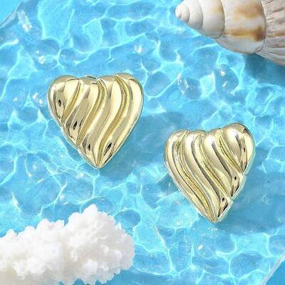 Brass Stud Earrings for Women
