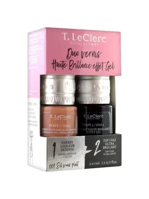T.leclerc Duo Gel Nail Polish with Shine Effect 003 Voulez Vous Leclerc