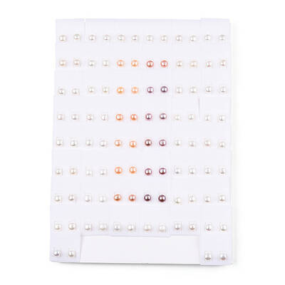 Dyed Natural Pearl Stud Earrings