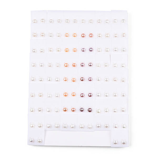 Dyed Natural Pearl Stud Earrings