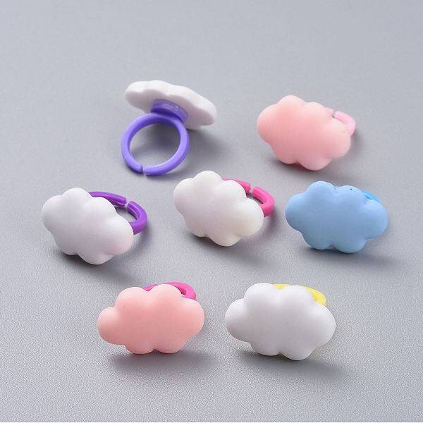 Acrylic Cuff Finger Rings