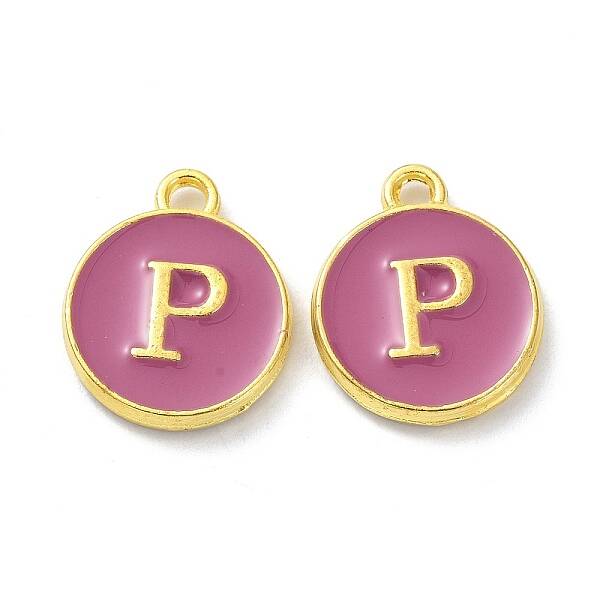 Golden Plated Alloy Enamel Charms