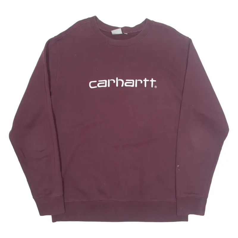 CARHARTT Mens Sweatshirt Maroon L