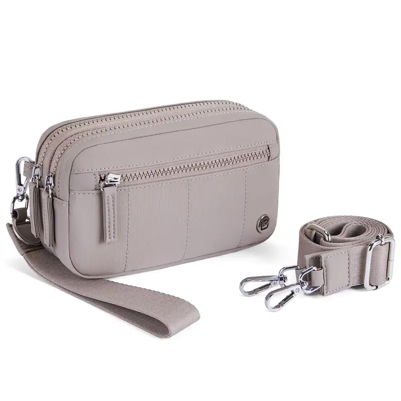 POIUGOYA Small Crossbody Bags Wristlet Wallets Purse with RFID Protection Portable Cute Clutch for Women Durable Nylon Should...