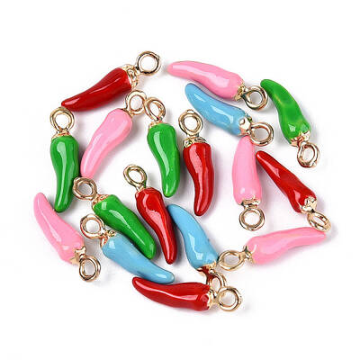 Alloy Enamel Pendants