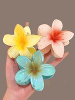 Summer 2025 Fashionable Flower Design Hair Claws (3pcs/set), Accessories for Vacation, Casual and Versatile Hair Accessories...