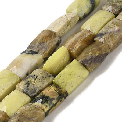 Natural Yellow Turquoise(Jasper) Beads Strands