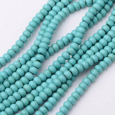 Synthetic Turquoise Beads Strands