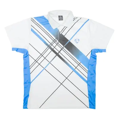 NIKE Mens Polo Shirt White L