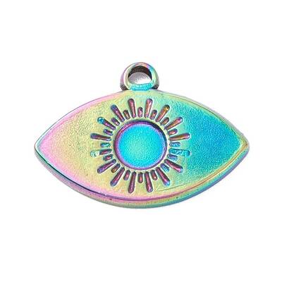 PVD Vacuum Plating 304 Stainless Steel Pendant Cabochons Settings